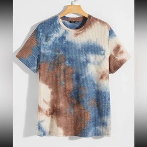 Ribbed Tie-Dye Wash Tee